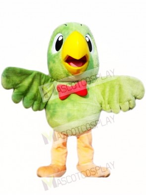 Cute Green Parrot Mascot Costumes Bird 