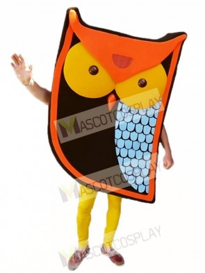 Cartoon Orange Owl Mascot Costumes Animal   
