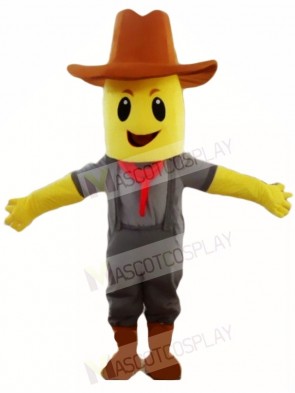 Blockhead Corn Crop Cowboy Mascot Costumes People