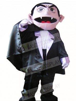 Sesame Street the Count Von Vampire Mascot Costumes