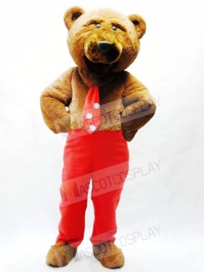 Dandy Bear Mascot Costume