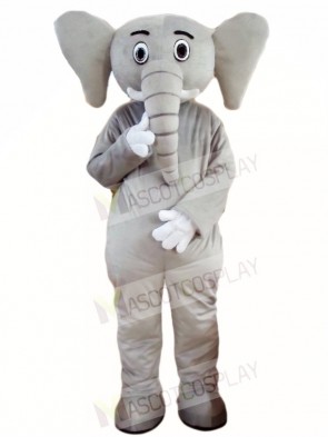 Grey Elephant Mascot Costumes Animal 