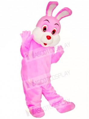 Pink Easter Bunny Rabbit Mascot Costumes Animal