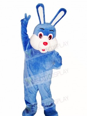 Blue Easter Bunny Rabbit Mascot Costumes Animal 