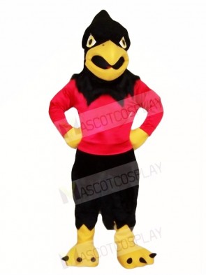 Black Falcon Eagle Mascot Costumes Bird Animal