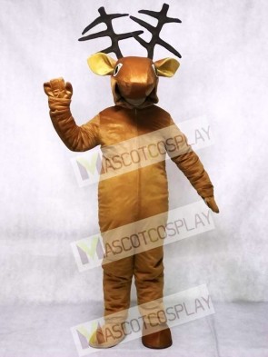 Coffee Deer Open Face Kids Mascot Costume