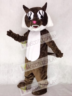 Super Brown Wildcat Cat Mascot Costume
