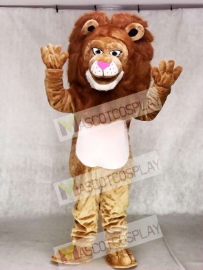 Adult Fierce Wally Lion Mascot Costume