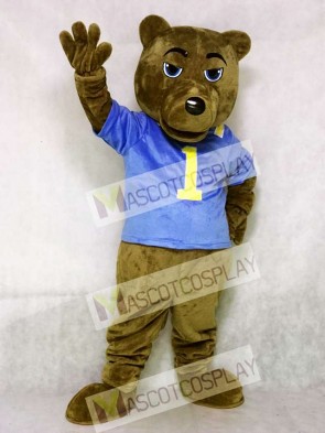 UCLA Dark Brown Bear Mascot Costume with Vest