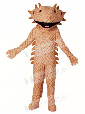 Brown Lizard Mascot Costumes 