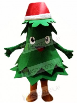 Red Hat Christmas Tree Mascot Costumes Xmas