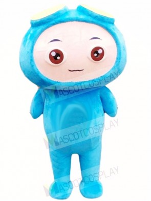 Blue Boy Mascot Costumes People