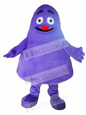 Purple Grimace Monster Ghost Mascot Costumes
