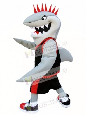 Cute Shark Mascot Costume 