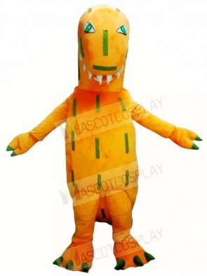 Orange T-Rex Dinosaur Mascot Costumes  