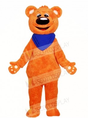 Orange Teddy Bear Mascot Costumes Animal