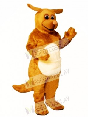 Cute Rudy Roo Kangaroo Mascot Costume