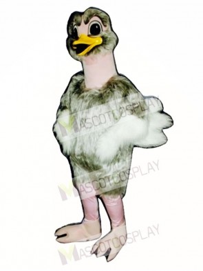 Cute Realistic Ostrich Mascot Costume