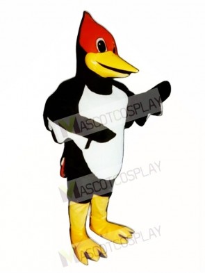 Cute Woodrow Woodpecker Mascot Costume