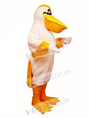 Cute Peter Pelican Mascot Costume