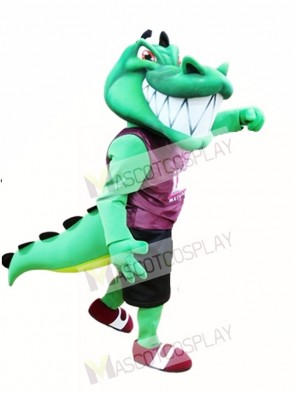 Crocodile Mascot Costume Green Alligator Mascot Costumes