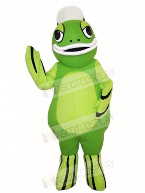 Green Freshwater Fish Mascot Costumes  