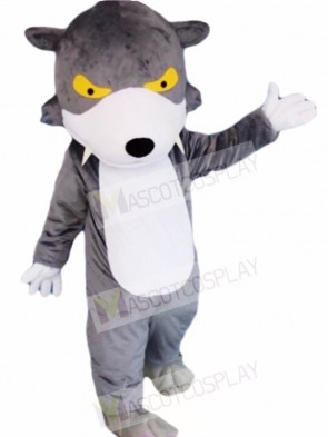 Gray Wolf Mascot Costumes Animal  