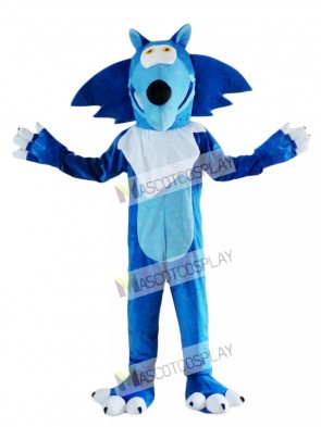 Blue Wolf Coyote Mascot Costume Animal 