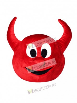 Halloween Red Evil Devil Mascot HEAD ONLY