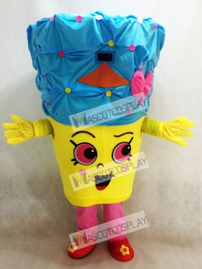 Shopkins Cupcake Queen Girls Mascot Costume
