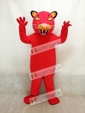 Fierce Red Puma/Cougar Mascot Costume