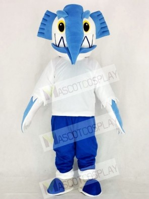 Realistic Swordfish Mascot Costume Cartoon