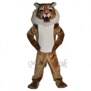 Cute Super Wildcat Cat Mascot Costume