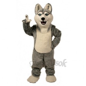 Cute Husky Dog Mascot Costume