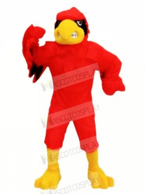 Red Fierce Cardinal Mascot Costumes Cartoon	