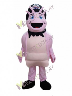 Pink Shrimp Mascot Costume 