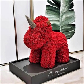 Red Rose Unicorn Flower Unicorn Best Gift for Mother's Day, Valentine's Day, Anniversary, Weddings and Birthday