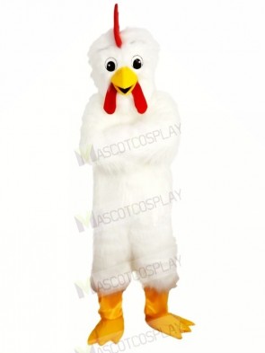 Funky White Chicken Mascot Costumes Cheap