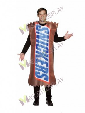 Snickers Wrapper Mascot Costume 