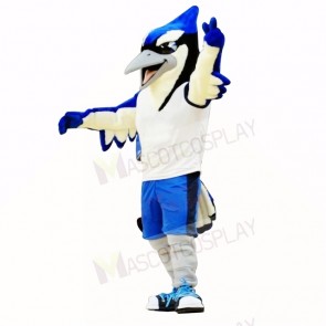 Sport Blue and Black Bird Mascot Costumes School