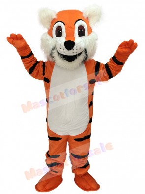 Orange Toby Tiger Mascot Costume