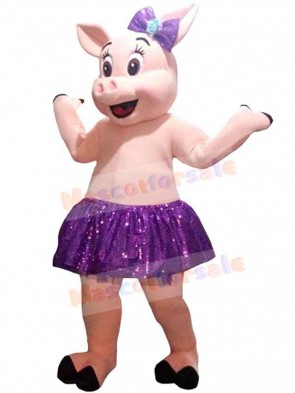 Pig mascot costume