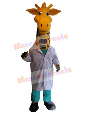 Giraffe mascot costume