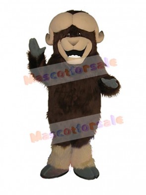 Muskox mascot costume