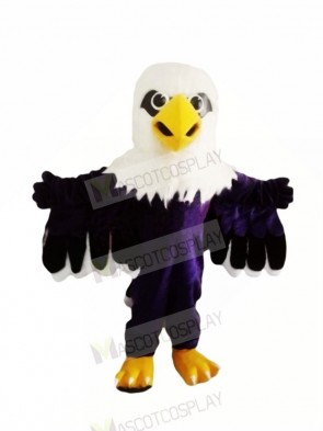 Purple Eagle Mascot Costumes Cartoon	