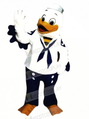 Cute Sailor Duck Mascot Costumes Cartoon