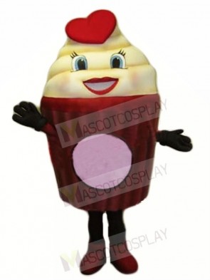 Girl Ice Cream Mascot Costume 
