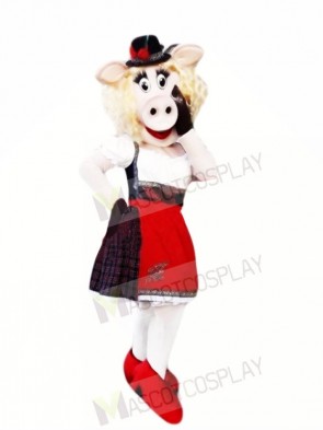 Fashionable Pig Mascot Costumes 