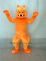 Orange Slimy Monster Mascot Costume