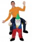 Adult Back Shoulder Garden Gnome Carry Me Mascot Ride Costume Stag Fancy Dress Christmas Funny Outfit Kids Children